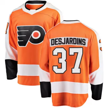Orange Youth Eric Desjardins Breakaway Philadelphia Flyers Home Jersey