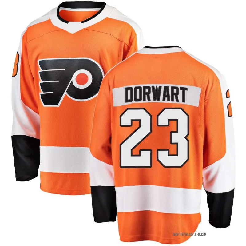 Orange Youth Karsen Dorwart Breakaway Philadelphia Flyers Home Jersey
