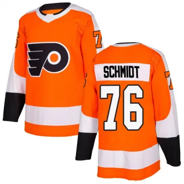 Orange Youth Roman Schmidt Authentic Philadelphia Flyers Home Jersey