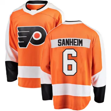 Orange Youth Travis Sanheim Breakaway Philadelphia Flyers Home Jersey