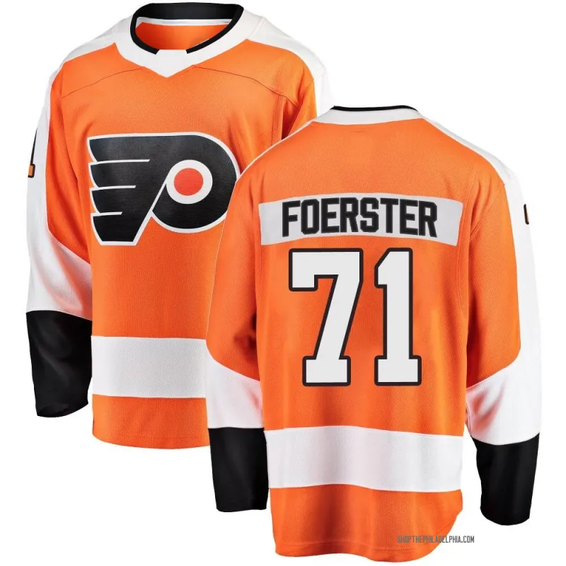 Orange Youth Tyson Foerster Breakaway Philadelphia Flyers Home Jersey