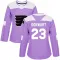 Purple Women's Karsen Dorwart Authentic Philadelphia Flyers Fights Cancer Practice Jersey