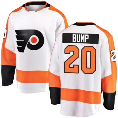 White Men's Alex Bump Breakaway Philadelphia Flyers Away Jersey