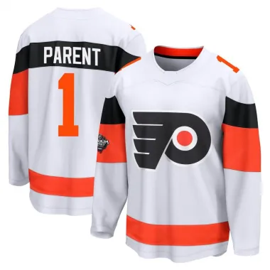 White Men's Bernie Parent Breakaway Philadelphia Flyers 2024 Stadium Series Jersey
