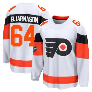 White Men's Carson Bjarnason Breakaway Philadelphia Flyers 2024 Stadium Series Jersey