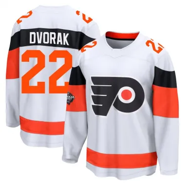 White Men's Christian Dvorak Breakaway Philadelphia Flyers 2024 Stadium Series Jersey