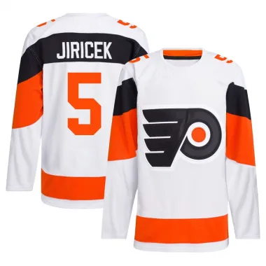 White Men's David Jiricek Authentic Philadelphia Flyers 2024 Stadium Series Primegreen Jersey
