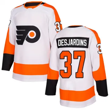 White Men's Eric Desjardins Authentic Philadelphia Flyers Jersey