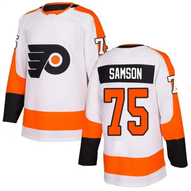 White Men's Ethan Samson Authentic Philadelphia Flyers Jersey
