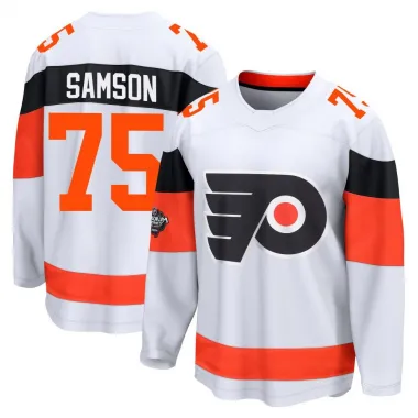 White Men's Ethan Samson Breakaway Philadelphia Flyers 2024 Stadium Series Jersey