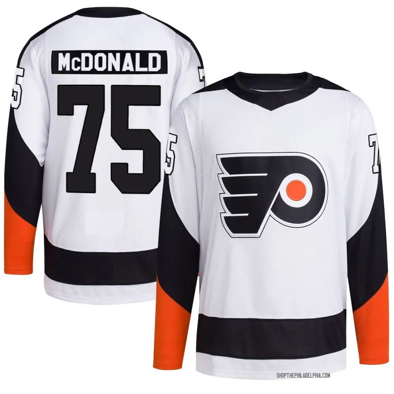 White Men's Hunter McDonald Authentic Philadelphia Flyers Reverse Retro 2.0 Jersey