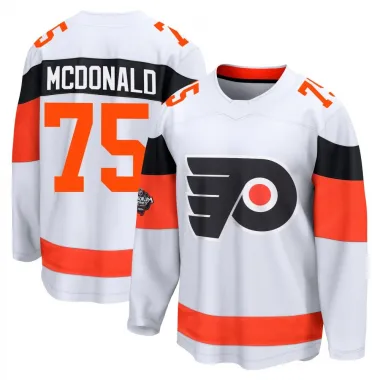 White Men's Hunter McDonald Breakaway Philadelphia Flyers 2024 Stadium Series Jersey