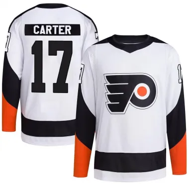 White Men's Jeff Carter Authentic Philadelphia Flyers Reverse Retro 2.0 Jersey