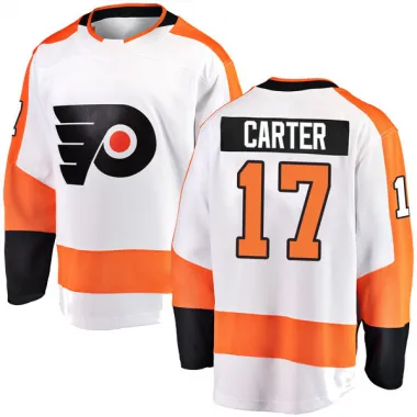 White Men's Jeff Carter Breakaway Philadelphia Flyers Away Jersey