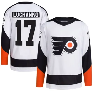 White Men's Jett Luchanko Authentic Philadelphia Flyers Reverse Retro 2.0 Jersey