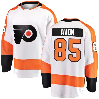 White Men's Jon-Randall Avon Breakaway Philadelphia Flyers Away Jersey