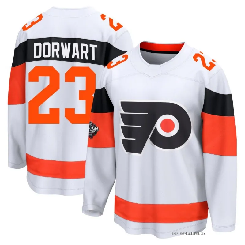 White Men's Karsen Dorwart Breakaway Philadelphia Flyers 2024 Stadium Series Jersey