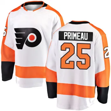 White Men's Keith Primeau Breakaway Philadelphia Flyers Away Jersey
