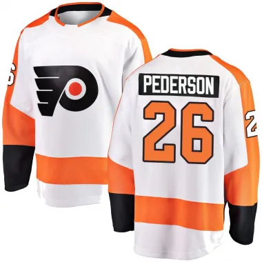 White Men's Lane Pederson Breakaway Philadelphia Flyers Away Jersey