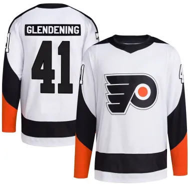 White Men's Luke Glendening Authentic Philadelphia Flyers Reverse Retro 2.0 Jersey