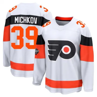 White Men's Matvei Michkov Breakaway Philadelphia Flyers 2024 Stadium Series Jersey