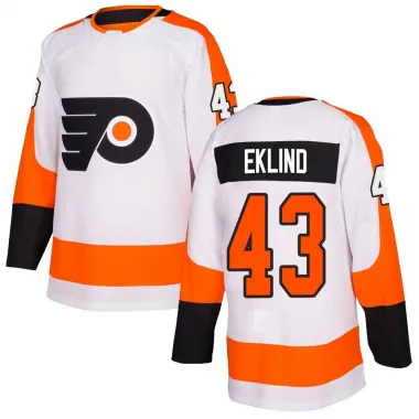White Men's Oscar Eklind Authentic Philadelphia Flyers Jersey
