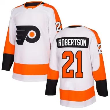 White Men's Tucker Robertson Authentic Philadelphia Flyers Jersey