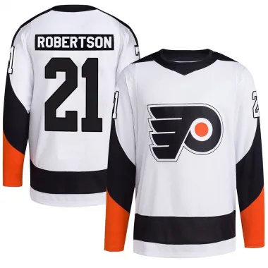 White Men's Tucker Robertson Authentic Philadelphia Flyers Reverse Retro 2.0 Jersey