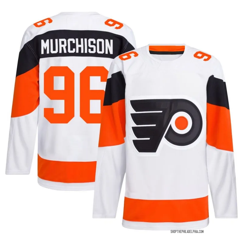 White Men's Ty Murchison Authentic Philadelphia Flyers 2024 Stadium Series Primegreen Jersey