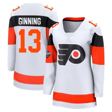 White Women's Adam Ginning Breakaway Philadelphia Flyers 2024 Stadium Series Jersey