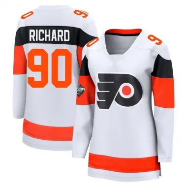 White Women's Anthony Richard Breakaway Philadelphia Flyers 2024 Stadium Series Jersey