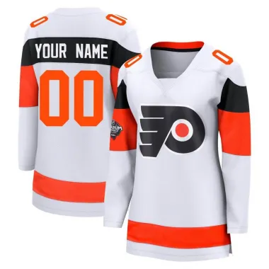 White Women's Custom Breakaway Philadelphia Flyers 2024 Stadium Series Jersey
