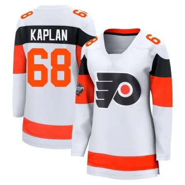 White Women's Devin Kaplan Breakaway Philadelphia Flyers 2024 Stadium Series Jersey