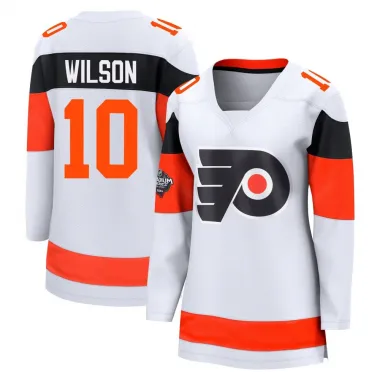 White Women's Garrett Wilson Breakaway Philadelphia Flyers 2024 Stadium Series Jersey