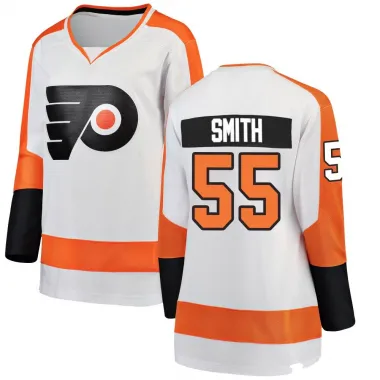 White Women's Givani Smith Breakaway Philadelphia Flyers Away Jersey