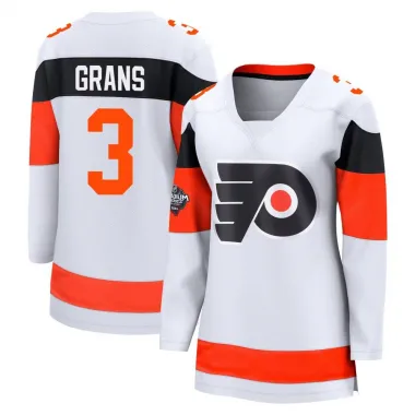 White Women's Helge Grans Breakaway Philadelphia Flyers 2024 Stadium Series Jersey