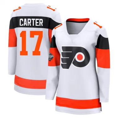 White Women's Jeff Carter Breakaway Philadelphia Flyers 2024 Stadium Series Jersey