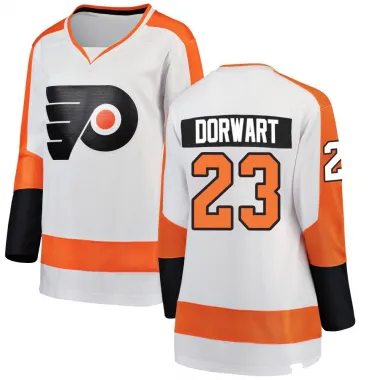 White Women's Karsen Dorwart Breakaway Philadelphia Flyers Away Jersey