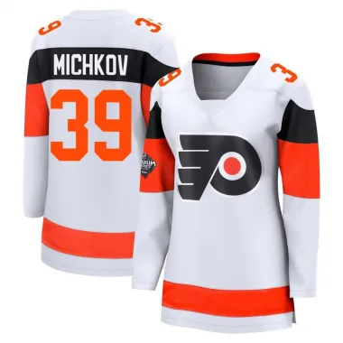White Women's Matvei Michkov Breakaway Philadelphia Flyers 2024 Stadium Series Jersey