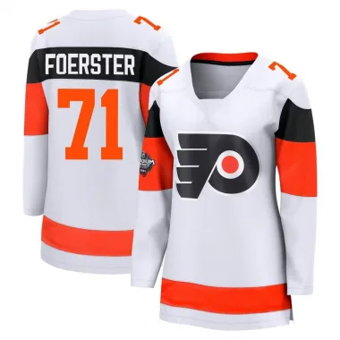 White Women's Tyson Foerster Breakaway Philadelphia Flyers 2024 Stadium Series Jersey