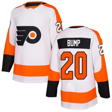 White Youth Alex Bump Authentic Philadelphia Flyers Jersey