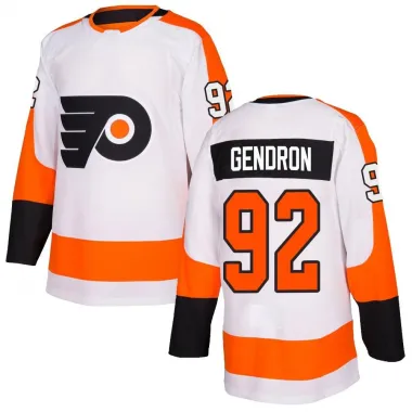 White Youth Alexis Gendron Authentic Philadelphia Flyers Jersey