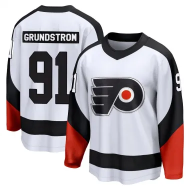 White Youth Carl Grundstrom Breakaway Philadelphia Flyers Special Edition 2.0 Jersey