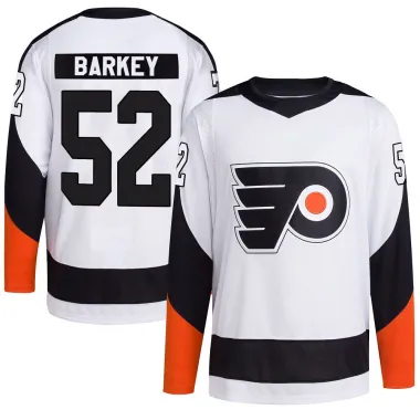 White Youth Denver Barkey Authentic Philadelphia Flyers Reverse Retro 2.0 Jersey