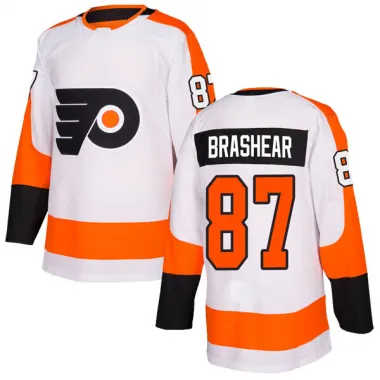 White Youth Donald Brashear Authentic Philadelphia Flyers Jersey