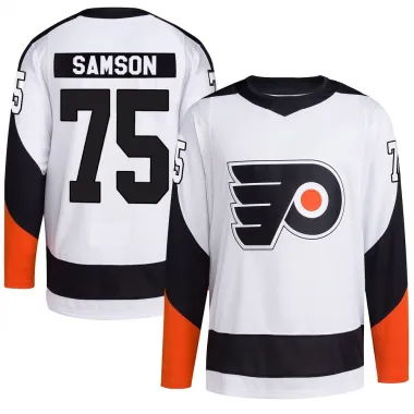 White Youth Ethan Samson Authentic Philadelphia Flyers Reverse Retro 2.0 Jersey