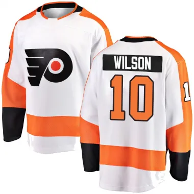 White Youth Garrett Wilson Breakaway Philadelphia Flyers Away Jersey