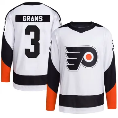 White Youth Helge Grans Authentic Philadelphia Flyers Reverse Retro 2.0 Jersey