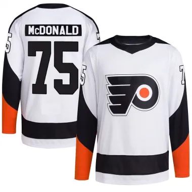 White Youth Hunter McDonald Authentic Philadelphia Flyers Reverse Retro 2.0 Jersey