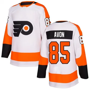 White Youth Jon-Randall Avon Authentic Philadelphia Flyers Jersey